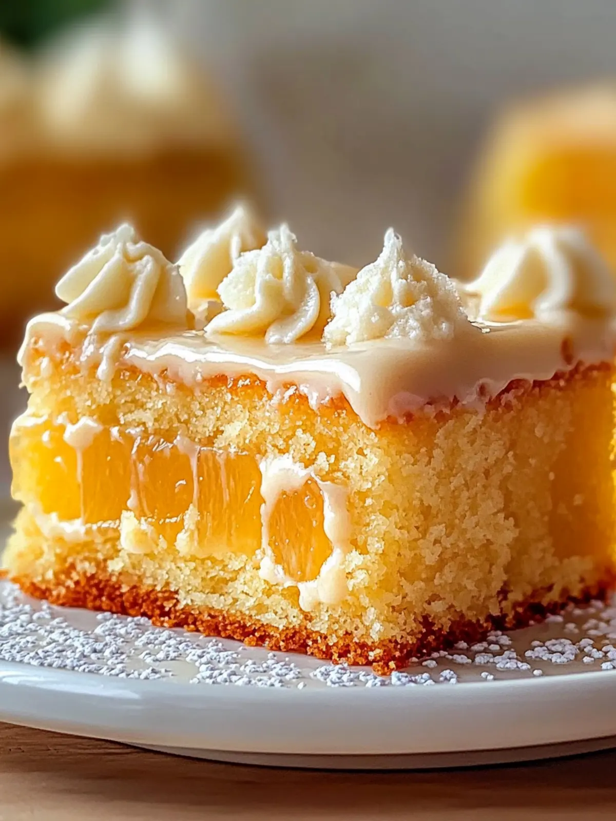 Pineapple Juice Cake with Cream Cheese Glaze You ll Crave! 4 PINEAPPLE JUICE CAKE WITH CREAM CHEESE GLAZE