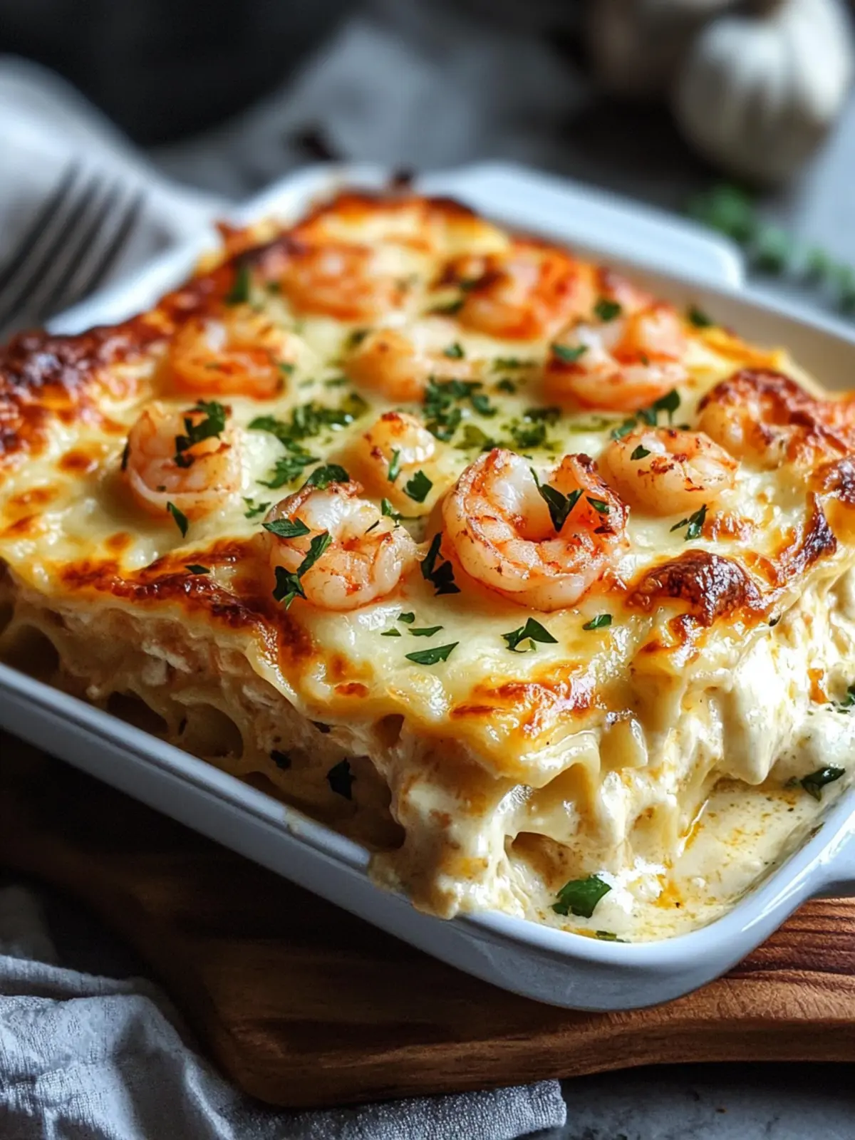Creamy Shrimp Alfredo Lasagna That Will Impress Everyone 4 Creamy Shrimp Alfredo Lasagna