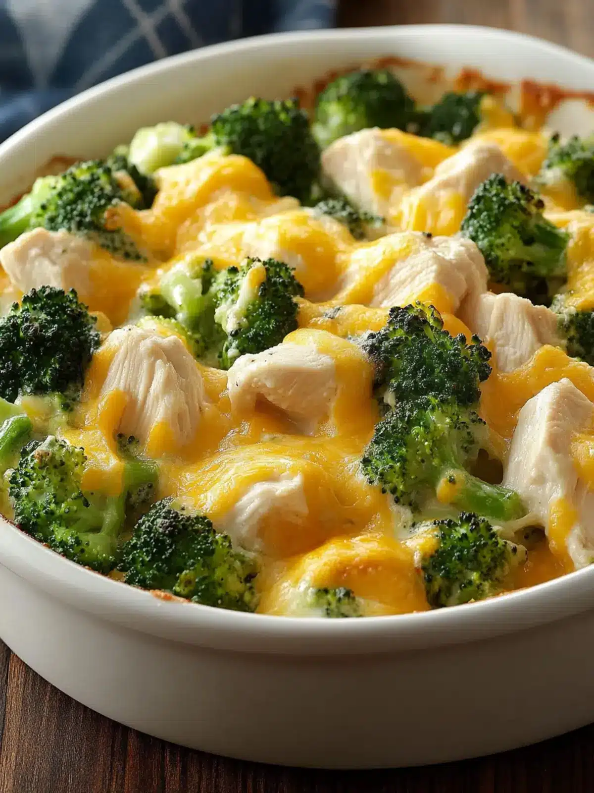 Low-Carb Cheesy Chicken & Broccoli Bake