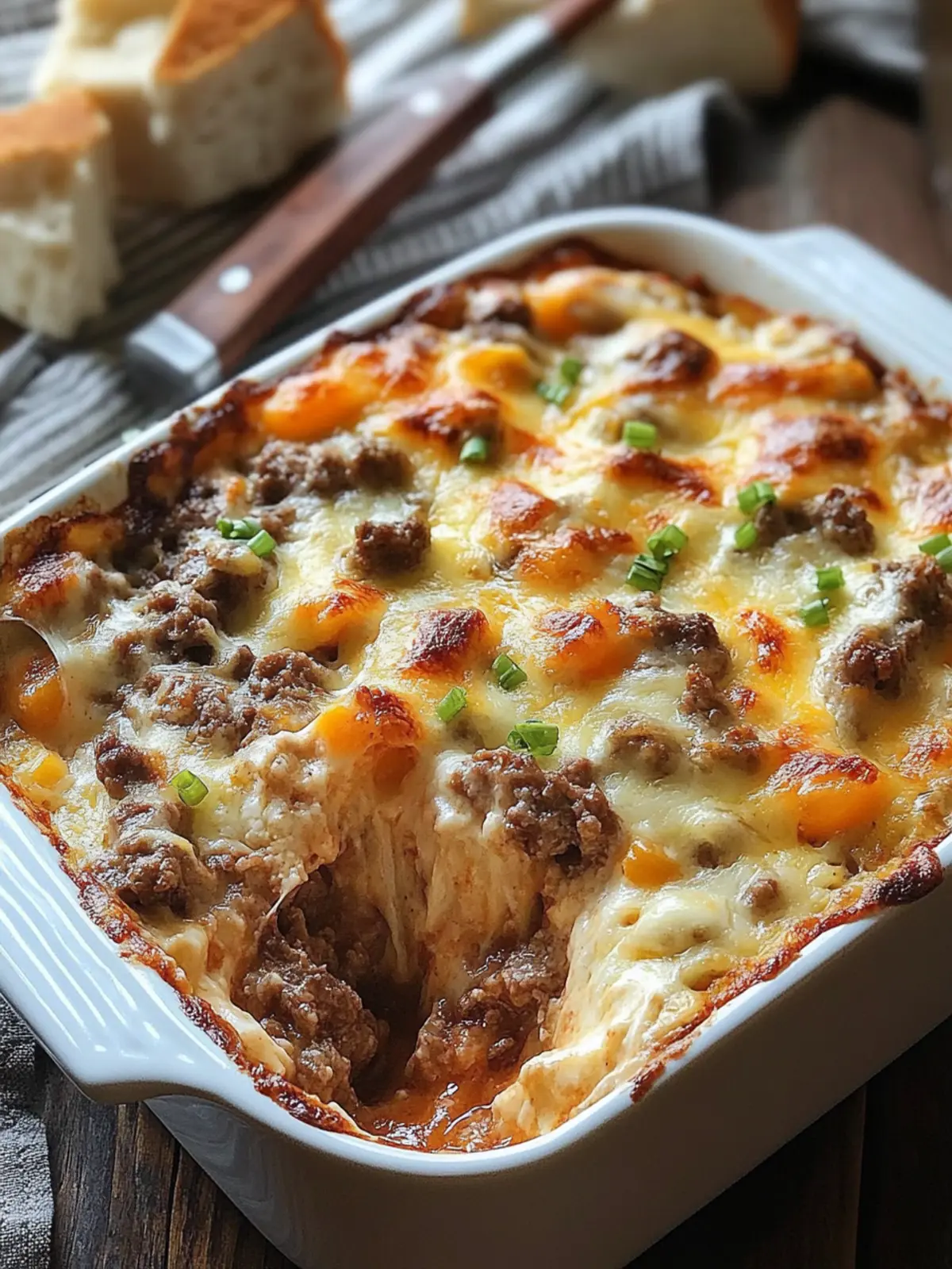 Philly Cheese Steak Casserole