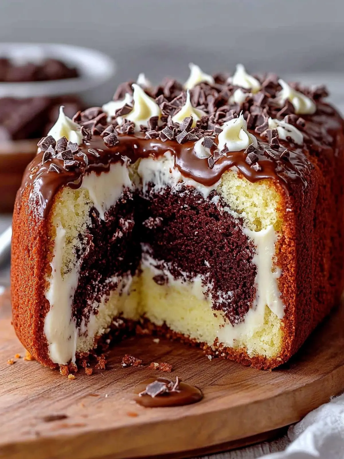 Indulge in Chocolate Cream Cheese Pound Cake Perfection 2 Chocolate Cream Cheese Pound Cake: