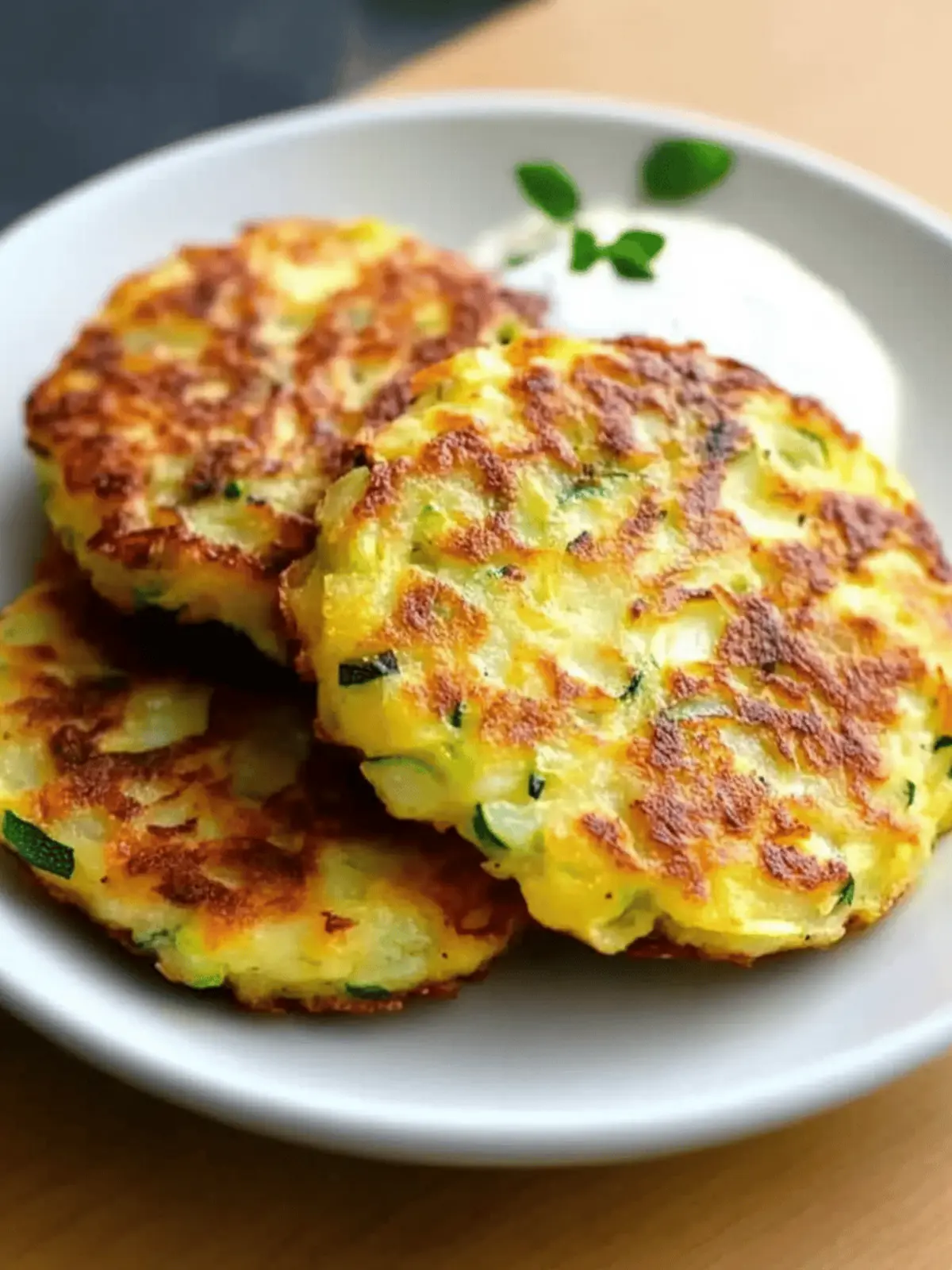 Zucchini and Potato Fritters