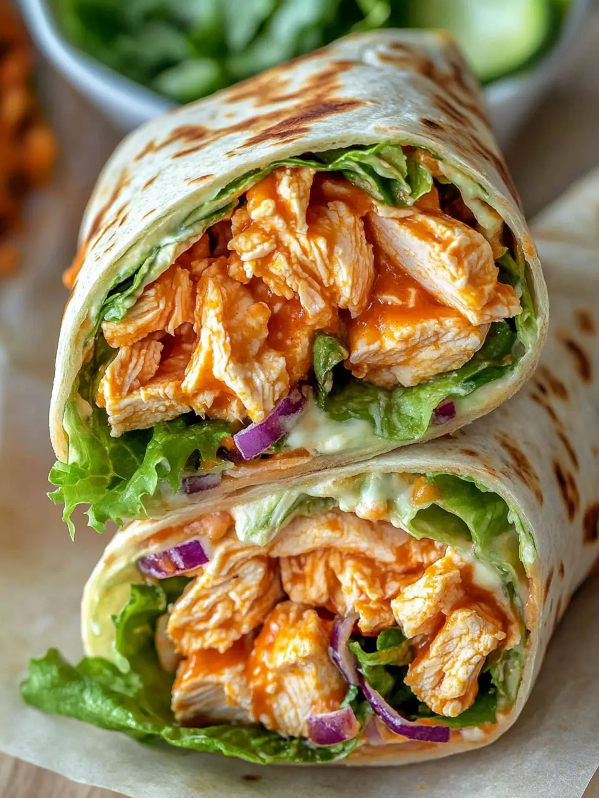 Spicy Buffalo Chicken Wraps That Pack a Flavor Punch 4 Spicy Buffalo Chicken Wraps