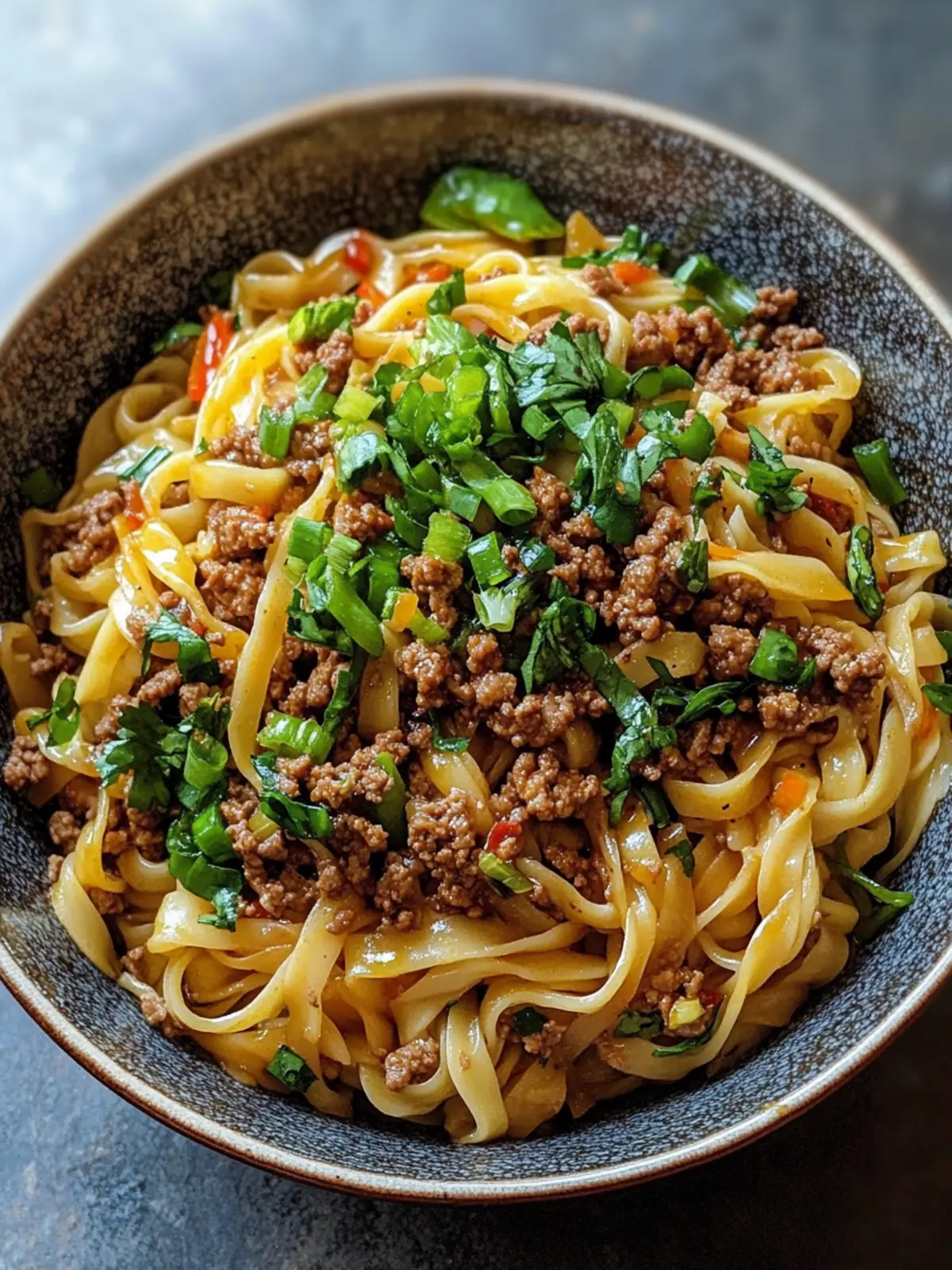 Mongolian Ground Beef Noodles: A Flavorful Twist Tonight 4 Mongolian Ground Beef Noodles