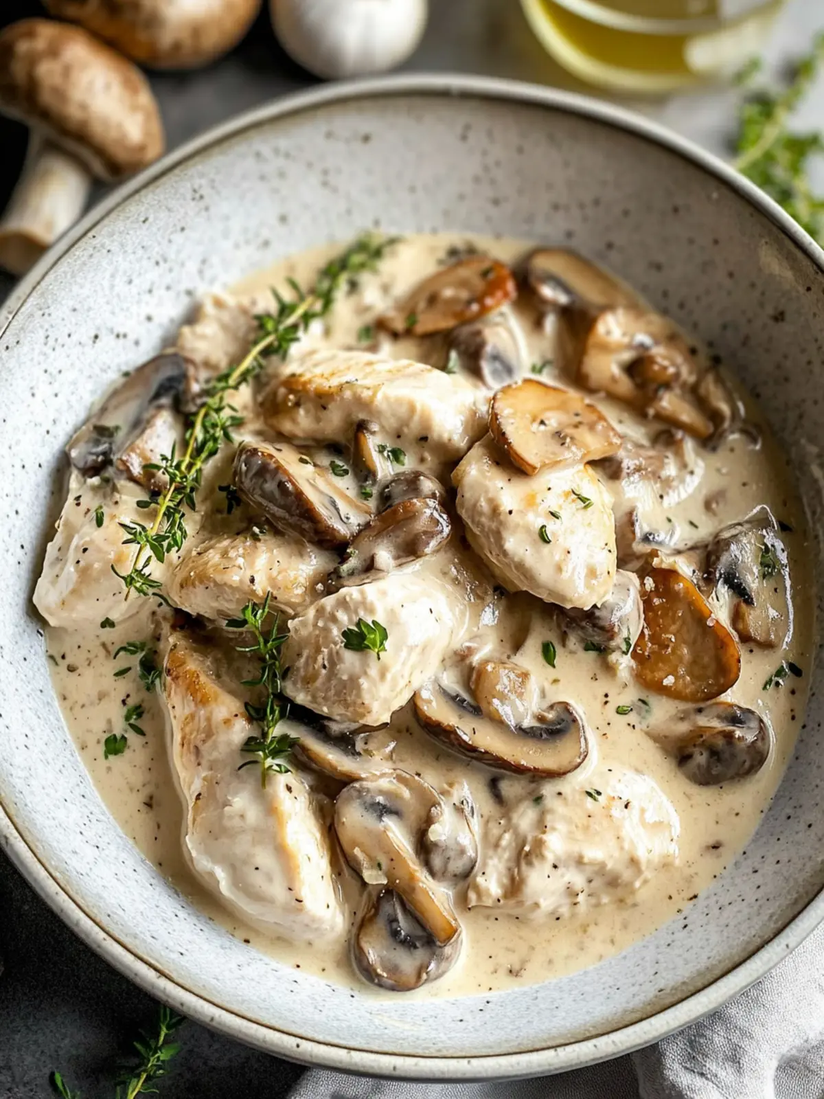 Boursin Cream Sauce with Mushrooms & Chicken: Pure Comfort Food 2 Boursin Cream Sauce with Mushrooms & Chicken