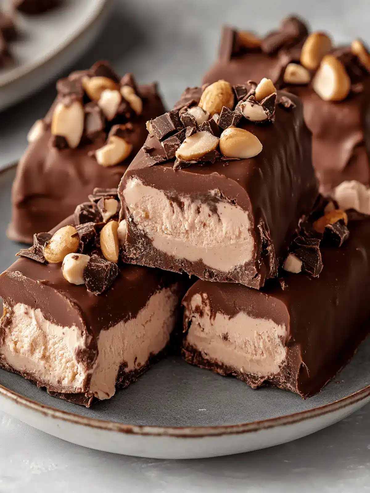 Decadent Chocolate-Peanut Frozen Cream Bars You ll Crave All Summer 2 Decadent Chocolate-Peanut Frozen Cream Bars