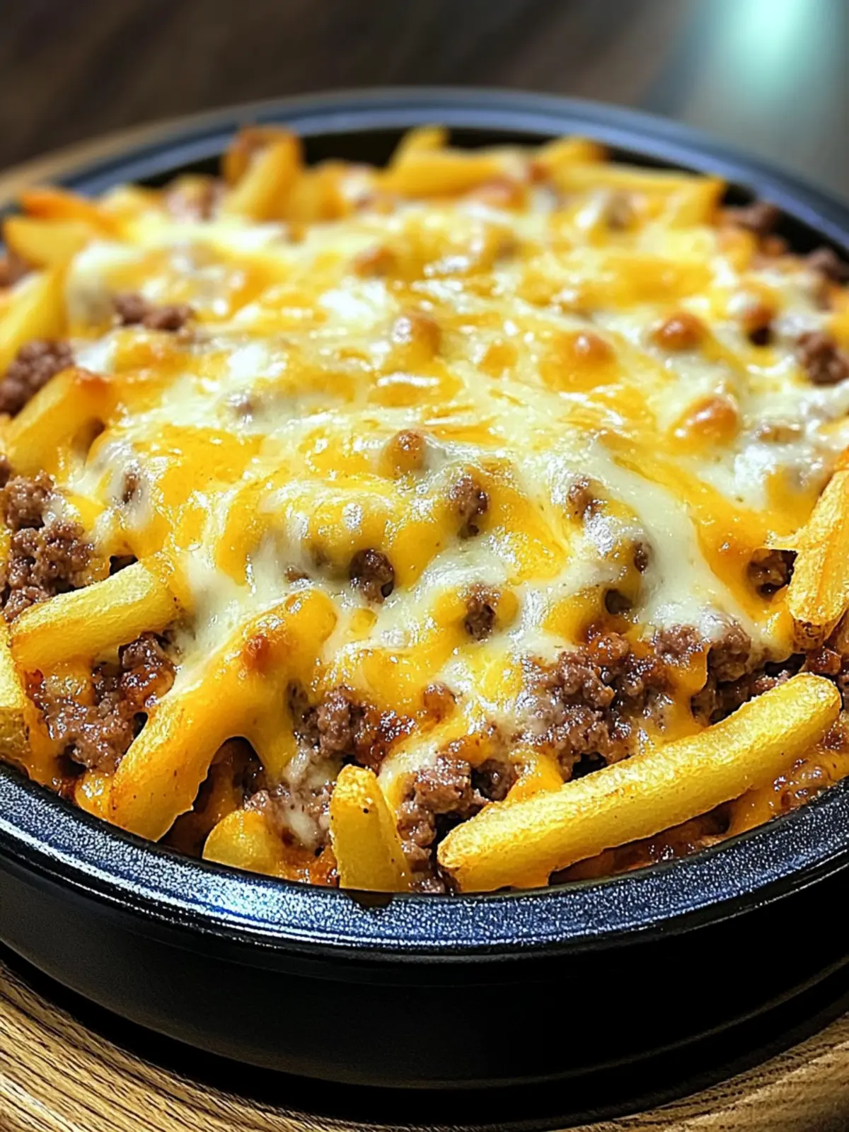Cheeseburger French Fry Casserole