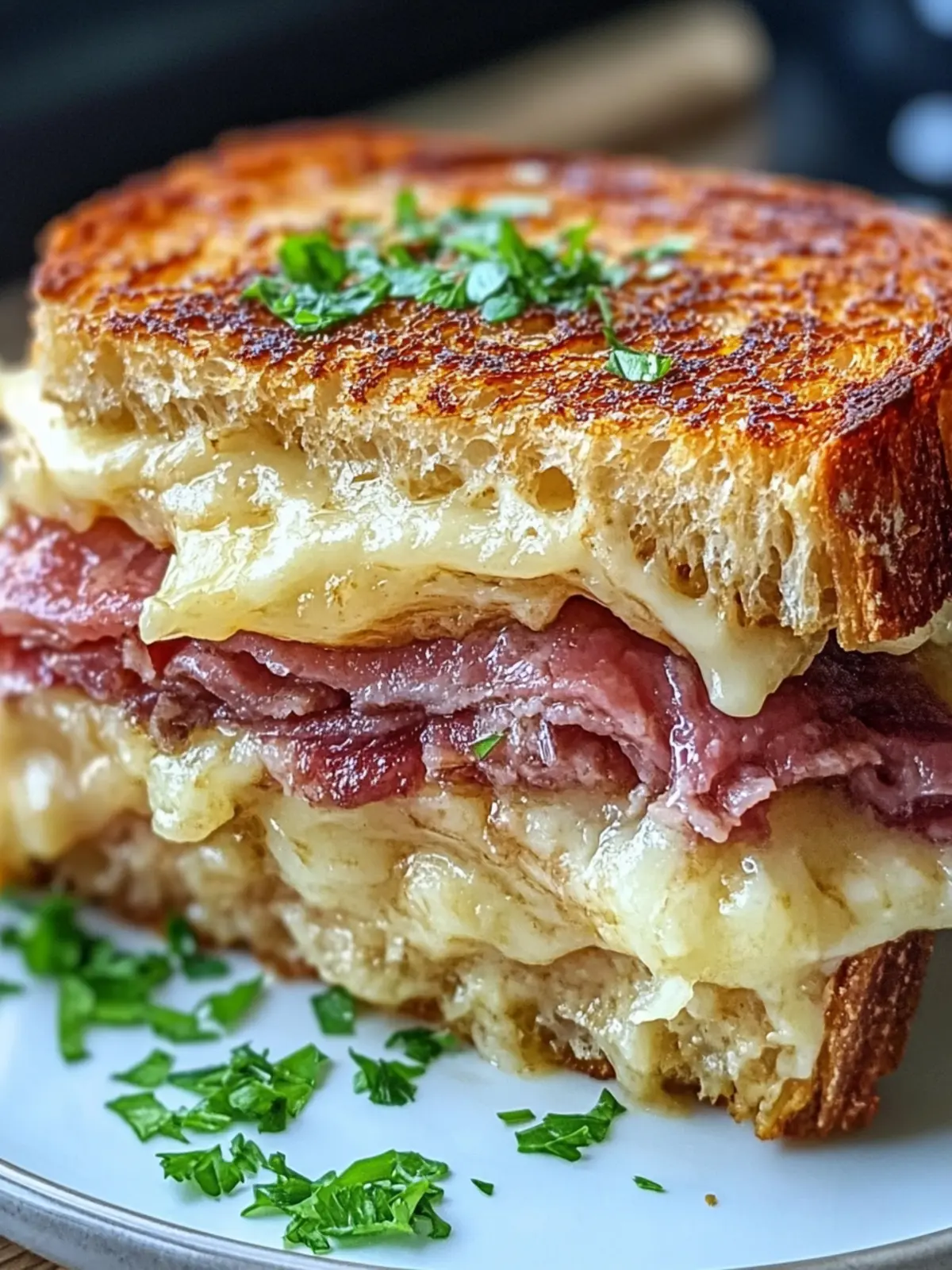 Skillet Reuben Sandwich with Thousand Island Dressing Bliss 3 SKILLET REUBEN SANDWICH WITH THOUSAND ISLAND DRESSING