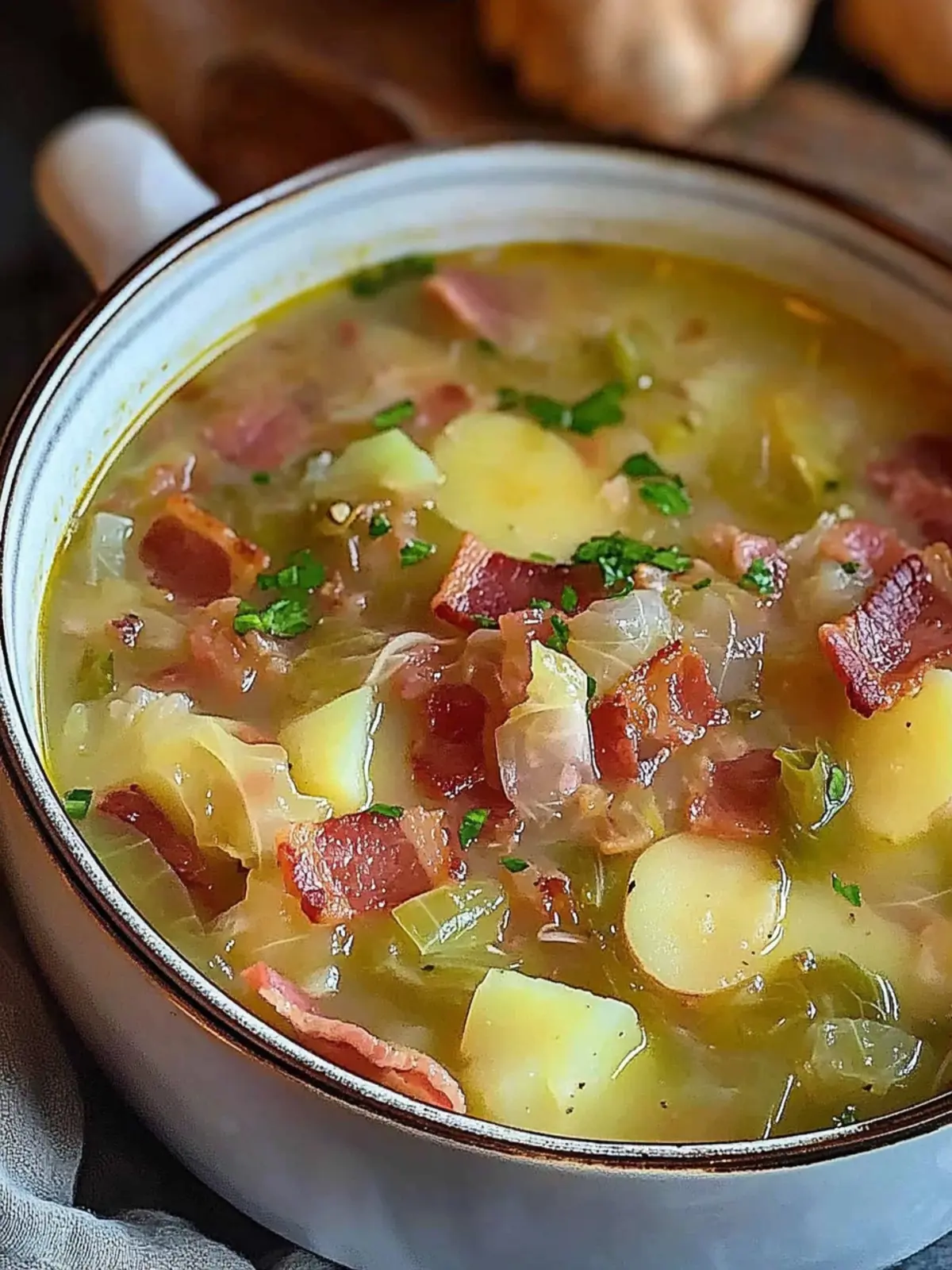 Cozy Up with Irish Bacon, Cabbage, and Potato Soup 2 Irish Bacon, Cabbage, and Potato Soup