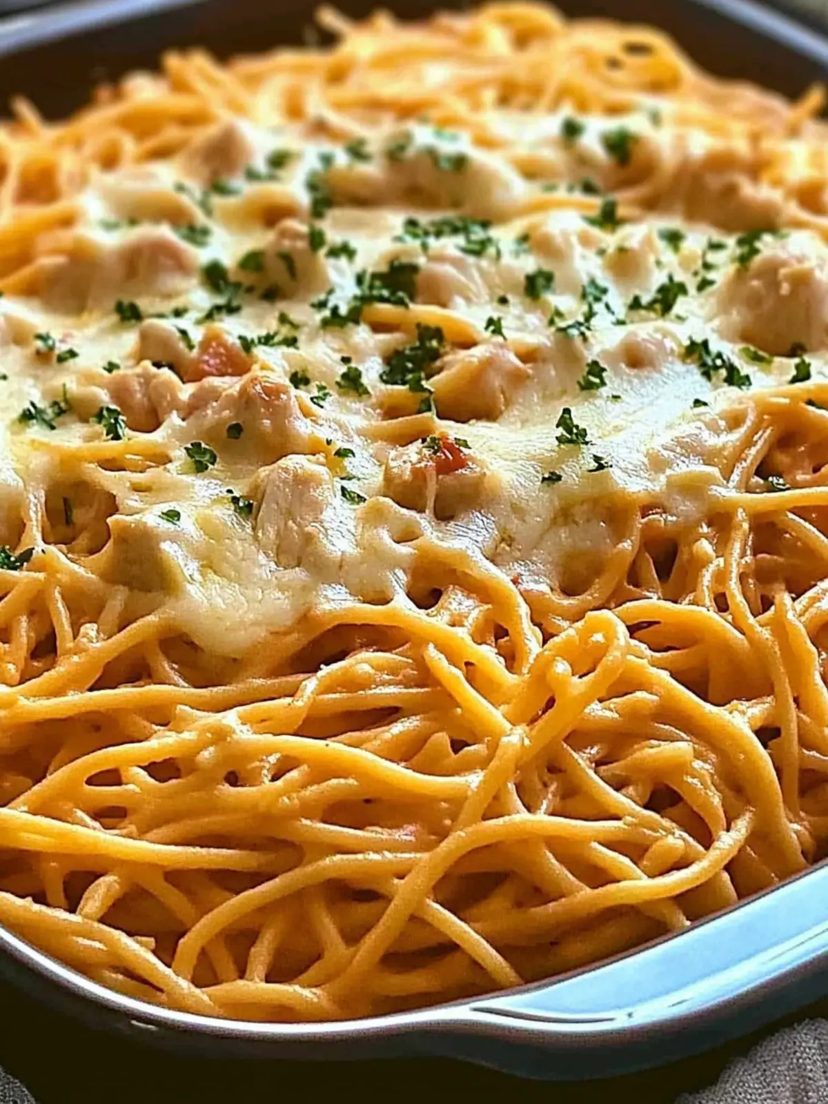 Slow Cooker Amish Cheesy Chicken Spaghetti Delight 4 Slow Cooker Amish Cheesy Chicken Spaghetti