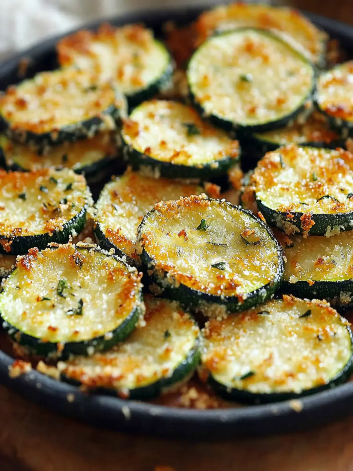 Crispy Parmesan Zucchini Rounds Recipe That Wow Your Tastebuds 3 Crispy Parmesan Zucchini Rounds Recipe