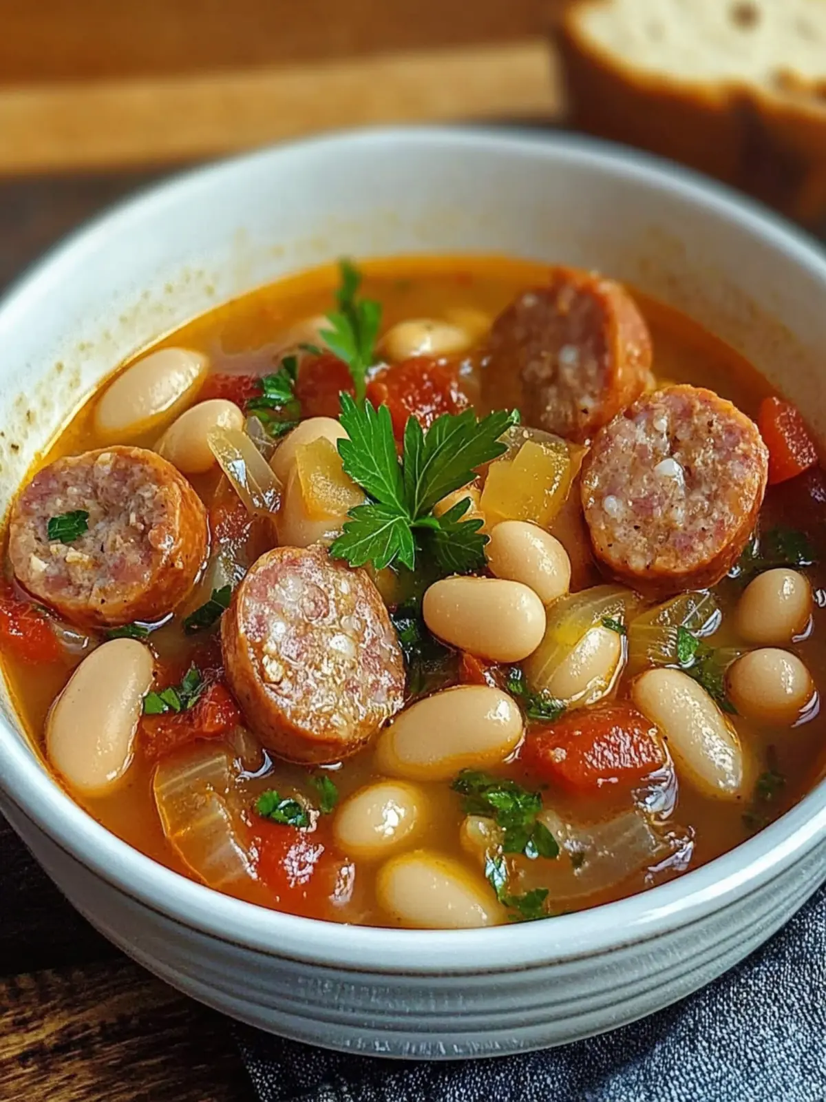 Savory Smoked Sausage & White Bean Stew for Cozy Evenings 4 Smoked Sausage & White Bean Stew