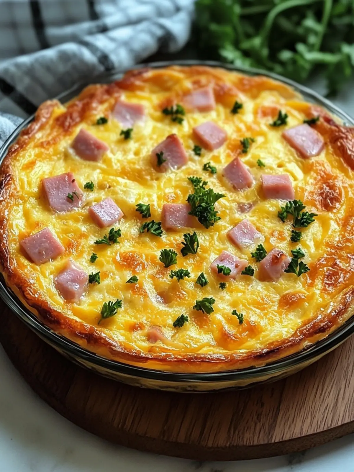 Savory Crustless Quiche Loaded with Ham and Cheese Delight 2 Crustless Quiche Loaded with Ham and Cheese