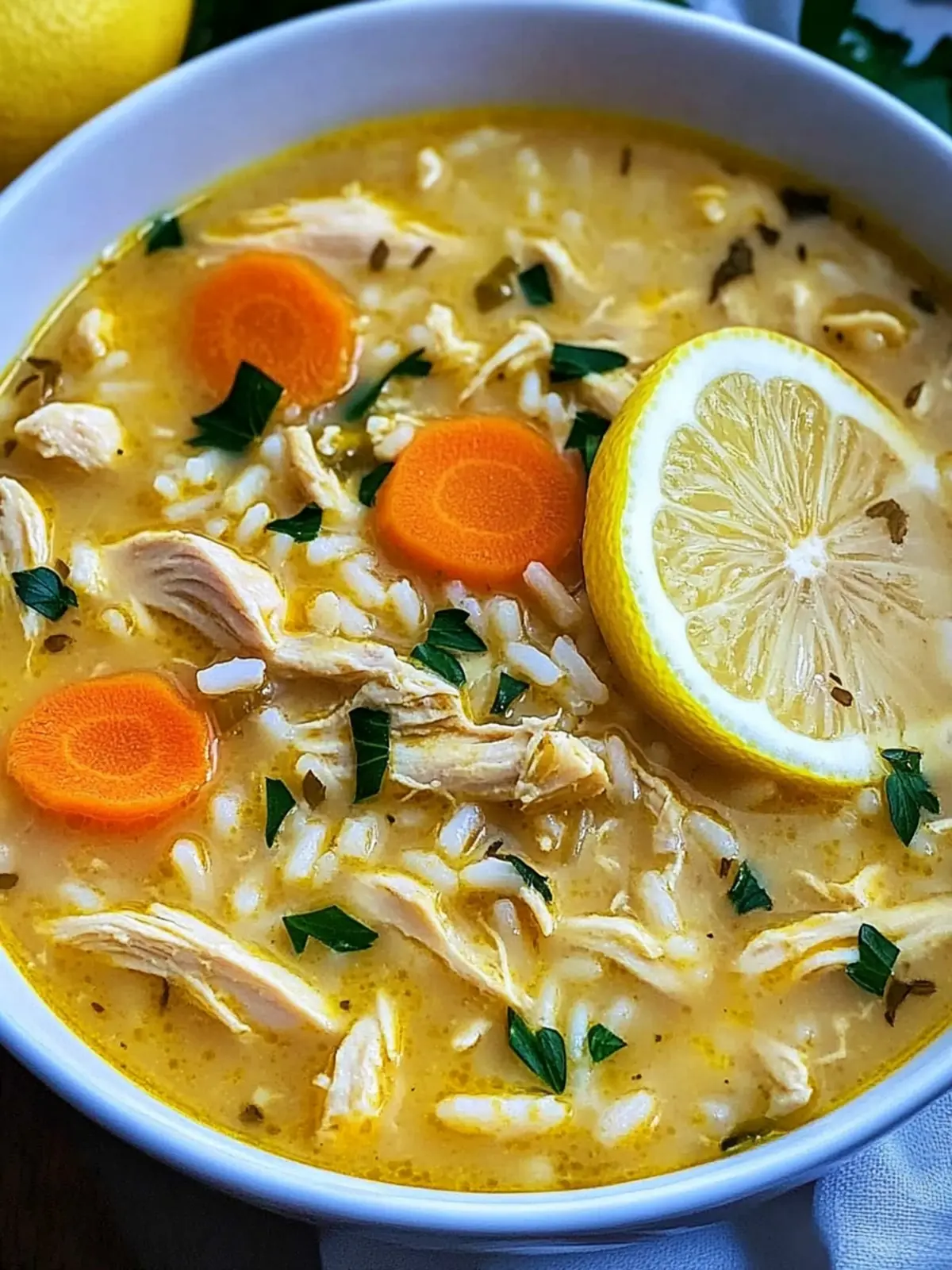 Warm Up with Zesty Lemon Ginger Turmeric Chicken Soup 3 Lemon Ginger Turmeric Chicken and Rice Soup