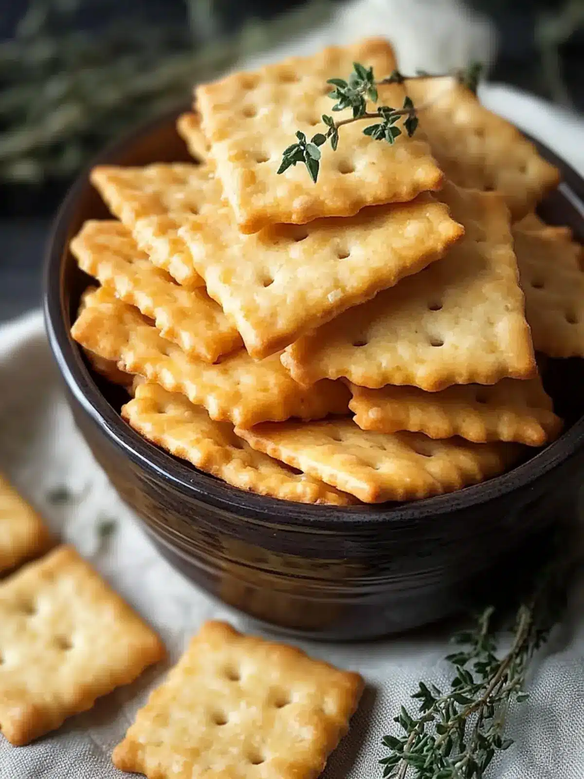 Savory Southern Cheddar Crackers