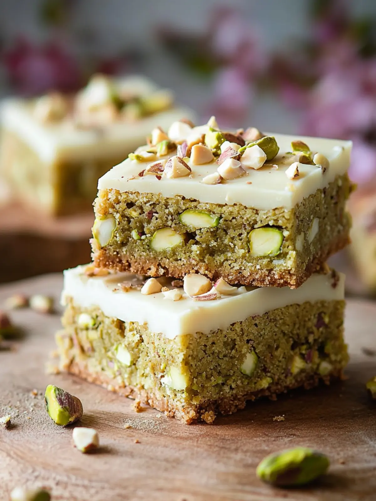 Chewy Pistachio and White Chocolate Cookie Bars to Wow Your Guests 4 Chewy Pistachio and White Chocolate Cookie Bars