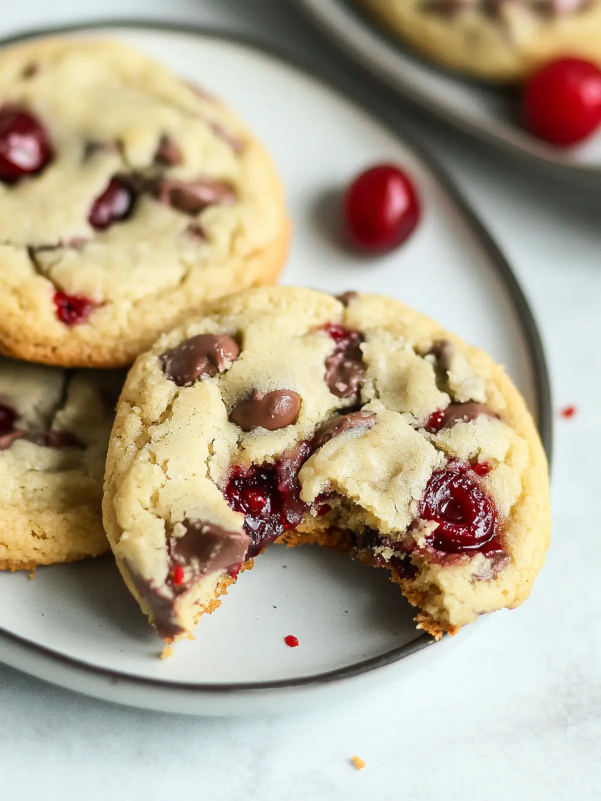 Cherry Garcia Cookies That Bring Ice Cream Joy to Your Oven 4 Cherry Garcia Cookies