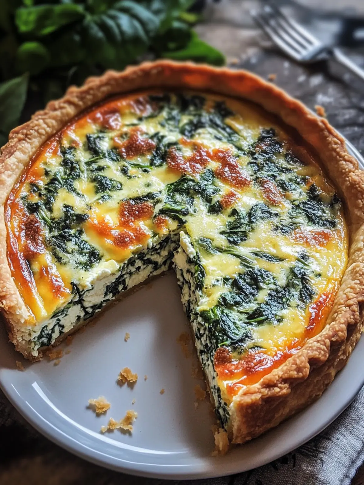 Delicious Ricotta Spinach Quiche for Cozy Weeknight Dinners 2 Ricotta Spinach Quiche