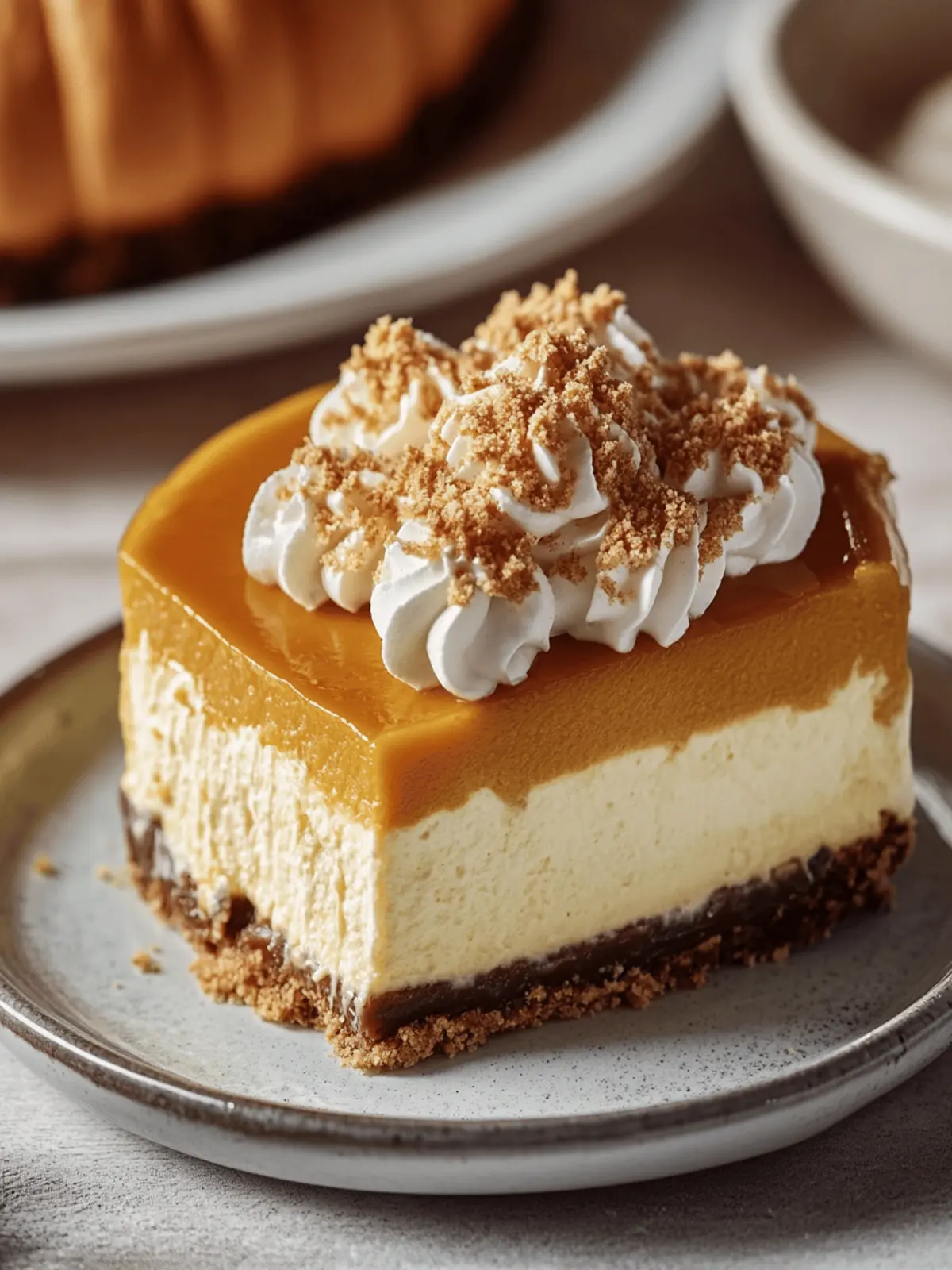 Indulge in This Easy Pumpkin Pie Cheesecake Delight 3 EASY PUMPKIN PIE CHEESECAKE