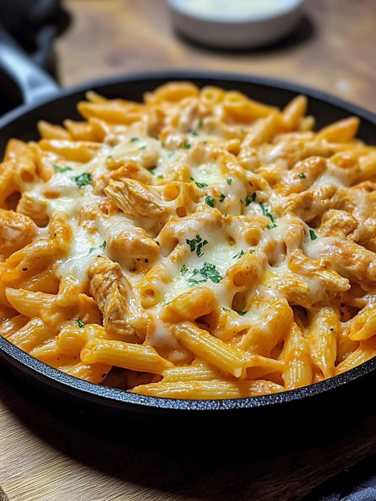 Bold & Zesty Buffalo Ranch Chicken Pasta Skillet